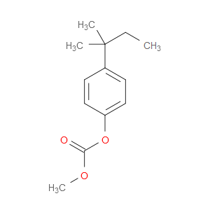 Carbonic acid, 4-(1,1-dimethylpropyl)phenyl methyl ester