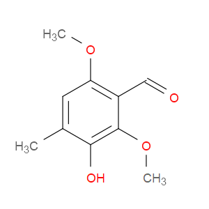 Benzaldehyde, 3-hydroxy-2,6-dimethoxy-4-methyl-