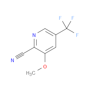 3-Methoxy-5-(trifluoromethyl)-2-pyridinecarbonitrile