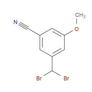3-(Dibromomethyl)-5-methoxybenzonitrile