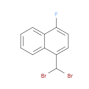 1-(Dibromomethyl)-4-fluoronaphthalene