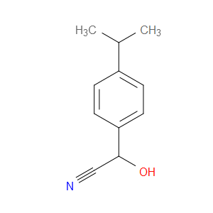 α-Hydroxy-4-(1-methylethyl)benzeneacetonitrile