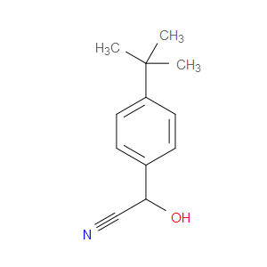 4-(1,1-Dimethylethyl)-α-hydroxybenzeneacetonitrile