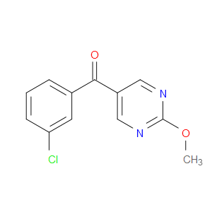 (3-Chlorophenyl)(2-methoxy-5-pyrimidinyl)methanone