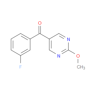 (3-Fluorophenyl)(2-methoxy-5-pyrimidinyl)methanone
