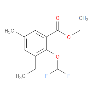 Ethyl 2-(difluoromethoxy)-3-ethyl-5-methylbenzoate