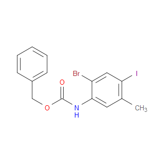 benzyl (2-bromo-4-iodo-5-methylphenyl)carbamate
