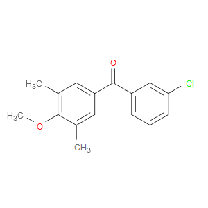 (3-Chlorophenyl)(4-methoxy-3,5-dimethylphenyl)methanone