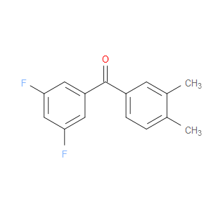 (3,5-Difluorophenyl)(3,4-dimethylphenyl)methanone