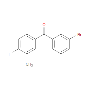 (3-Bromophenyl)(4-fluoro-3-methylphenyl)methanone