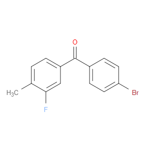 (4-Bromophenyl)(3-fluoro-4-methylphenyl)methanone