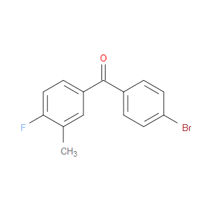(4-Bromophenyl)(4-fluoro-3-methylphenyl)methanone