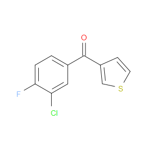 (3-Chloro-4-fluorophenyl)-3-thienylmethanone