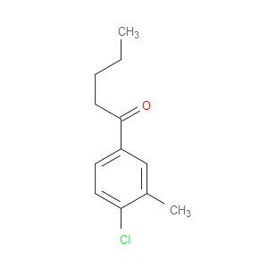 1-Pentanone, 1-(4-chloro-3-methylphenyl)-