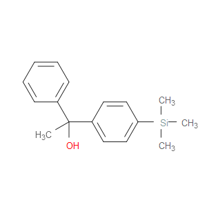 α-Methyl-α-phenyl-4-(trimethylsilyl)benzenemethanol