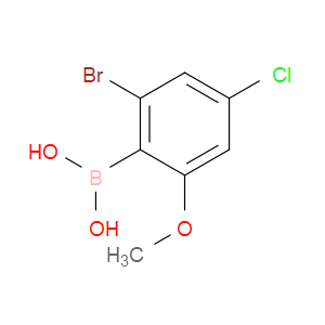 B-(2-Bromo-4-chloro-6-methoxyphenyl)boronic acid