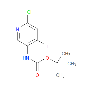 tert-butyl 6-chloro-4-iodopyridin-3-ylcarbamate