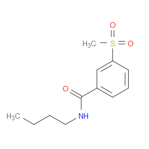 N-Butyl-3-(methylsulfonyl)benzamide