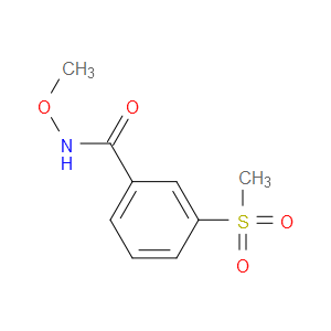 N-Methoxy-3-(methylsulfonyl)benzamide