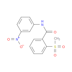 2-(methylsulfonyl)-N-(3-nitrophenyl)benzamide