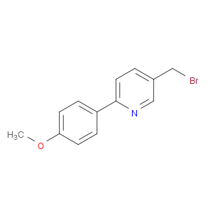Pyridine, 5-(bromomethyl)-2-(4-methoxyphenyl)-