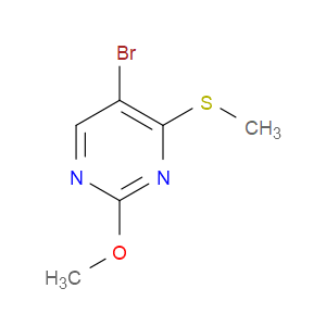 5-Bromo-2-methoxy-4-(methylthio)pyrimidine