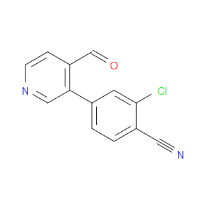 Benzonitrile,2-chloro-4-(4-formyl-3-pyridinyl)-