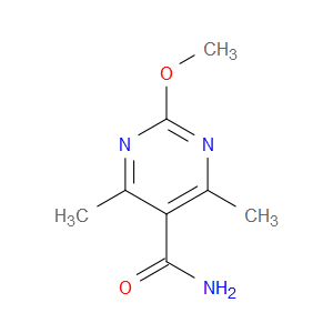 5-Pyrimidinecarboxamide, 2-methoxy-4,6-dimethyl-