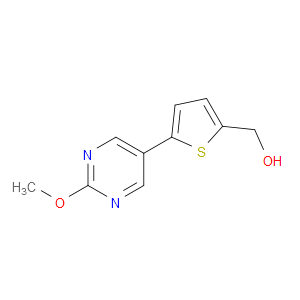 5-(2-Methoxy-5-pyrimidinyl)-2-thiophenemethanol
