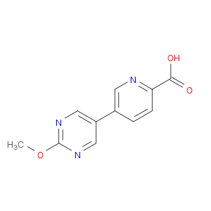 5-(2-Methoxy-5-pyrimidinyl)-2-pyridinecarboxylic acid