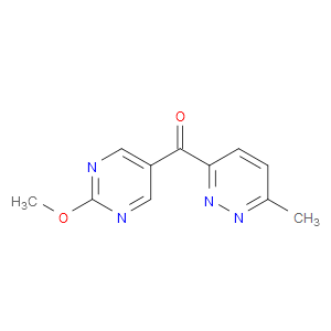 (2-Methoxy-5-pyrimidinyl)(6-methyl-3-pyridazinyl)methanone