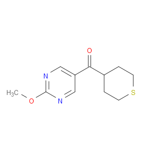 (2-Methoxy-5-pyrimidinyl)(tetrahydro-2H-thiopyran-4-yl)methanone