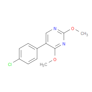 5-(4-Chlorophenyl)-2,4-dimethoxypyrimidine