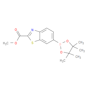 Methyl 6-(4,4,5,5-tetramethyl-1,3,2-dioxaborolan-2-yl)-2-benzothiazolecarboxy...