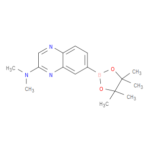 N,N-Dimethyl-7-(4,4,5,5-tetramethyl-1,3,2-dioxaborolan-2-yl)-2-quinoxalinamine