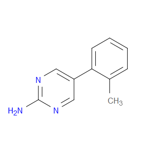 5-(2-Methylphenyl)-2-pyrimidinamine