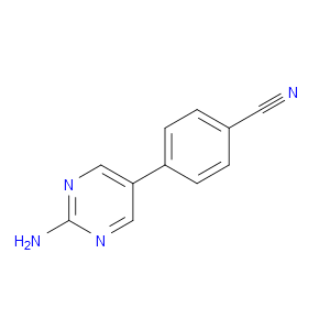 4-(2-Amino-5-pyrimidinyl)benzonitrile