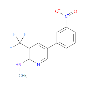 N-methyl-5-(3-nitrophenyl)-3-(trifluoromethyl)pyridin-2-amine