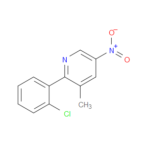 2-(2-chlorophenyl)-3-methyl-5-nitropyridine