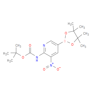 tert-butyl (3-nitro-5-(4,4,5,5-tetramethyl-1,3,2-dioxaborolan-2-yl)pyridin-2-yl)carbamate