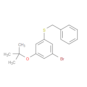 benzyl(3-bromo-5-(tert-butoxy)phenyl)sulfane