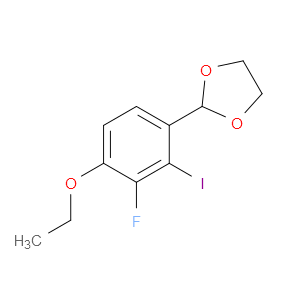 2-(4-ethoxy-3-fluoro-2-iodophenyl)-1,3-dioxolane