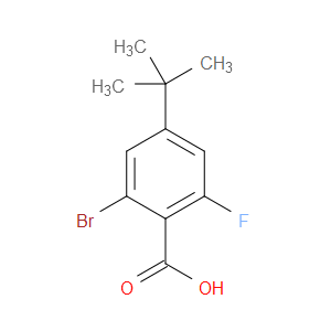2-Bromo-4-(1,1-dimethylethyl)-6-fluorobenzoic acid