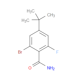 2-Bromo-4-(1,1-dimethylethyl)-6-fluorobenzamide