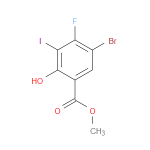 Benzoic acid, 5-bromo-4-fluoro-2-hydroxy-3-iodo-, methyl ester