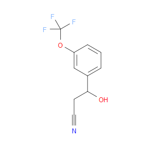β-Hydroxy-3-(trifluoromethoxy)benzenepropanenitrile