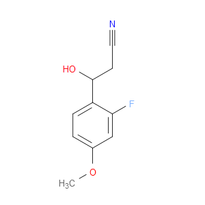 2-Fluoro-β-hydroxy-4-methoxybenzenepropanenitrile