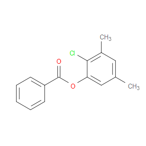 Phenol, 2-chloro-3,5-dimethyl-, 1-benzoate