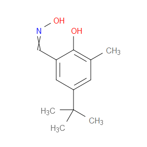 5-(1,1-Dimethylethyl)-2-hydroxy-3-methylbenzaldehyde oxime