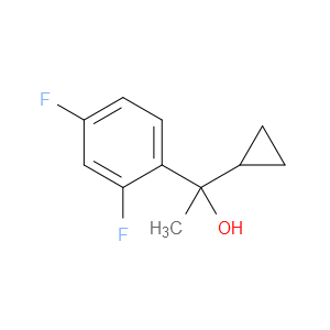 α-Cyclopropyl-2,4-difluoro-α-methylbenzenemethanol